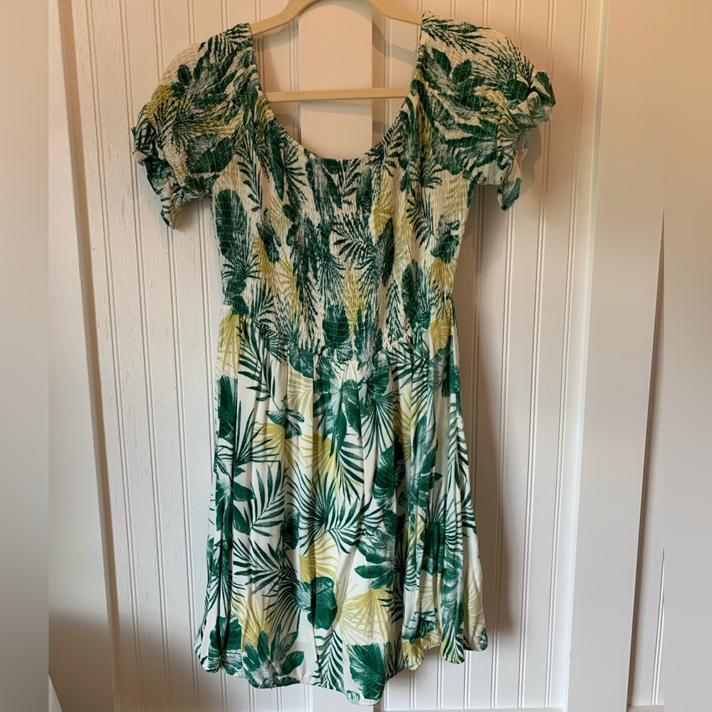 Green Hawaiian Sun Dress